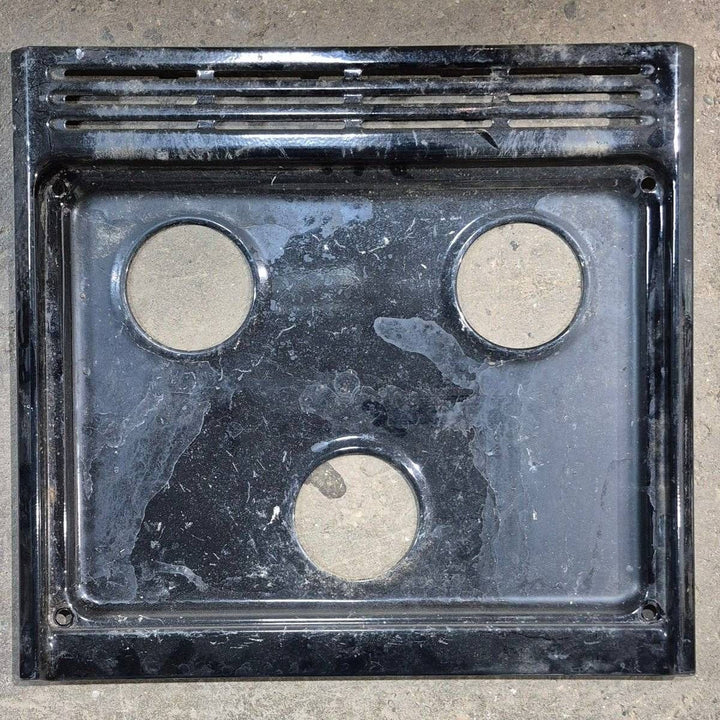 Used Atwood 3 Burner Main Top, Black - 52008 - Young Farts RV Parts
