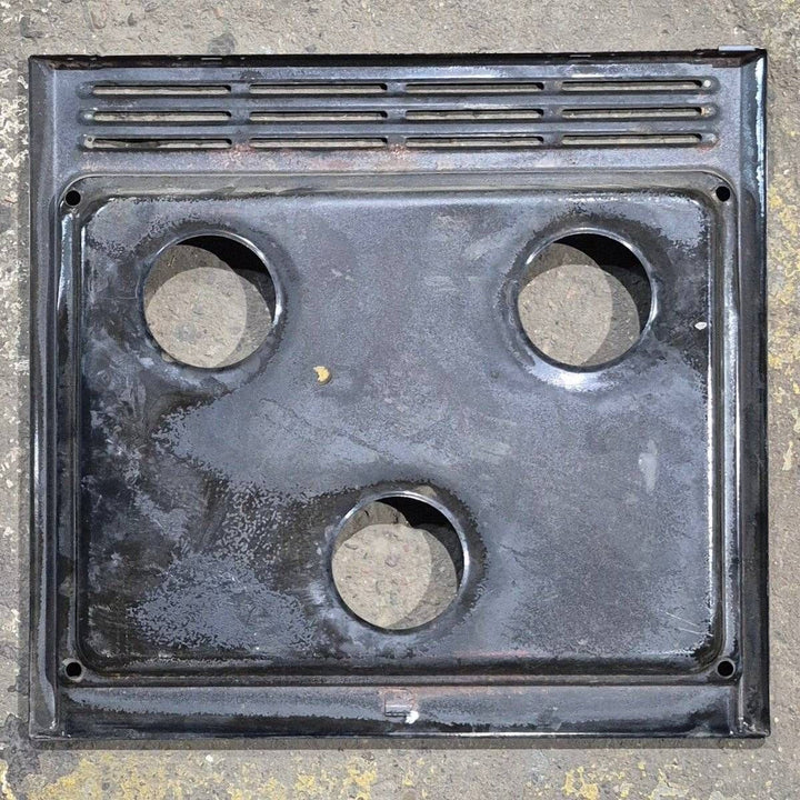 Used Atwood 3 Burner Main Top, Black - 52008 - Young Farts RV Parts