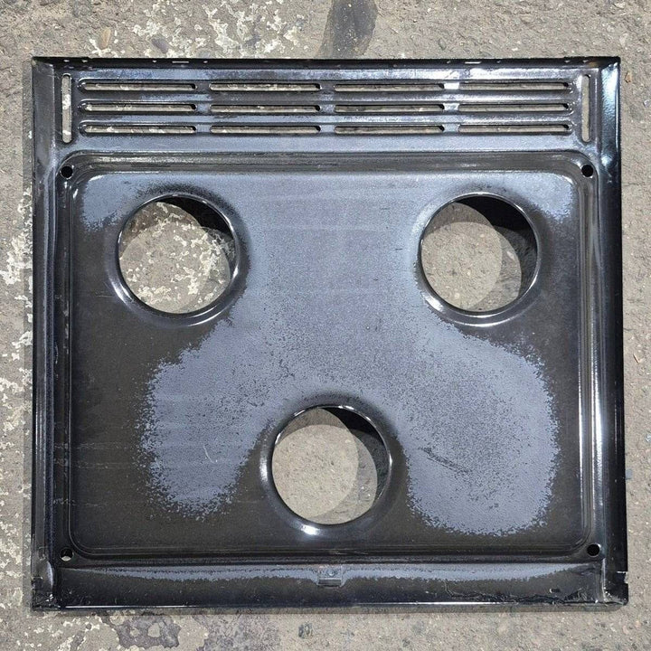 Used Atwood 3 Burner Main Top, Black - 52009 - Young Farts RV Parts