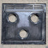 Used Atwood 3 Burner Main Top, Black - 52009 - Young Farts RV Parts