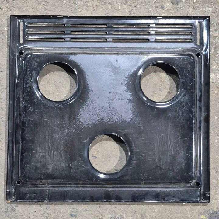 Used Atwood 3 Burner Main Top, Black - 52009 - Young Farts RV Parts