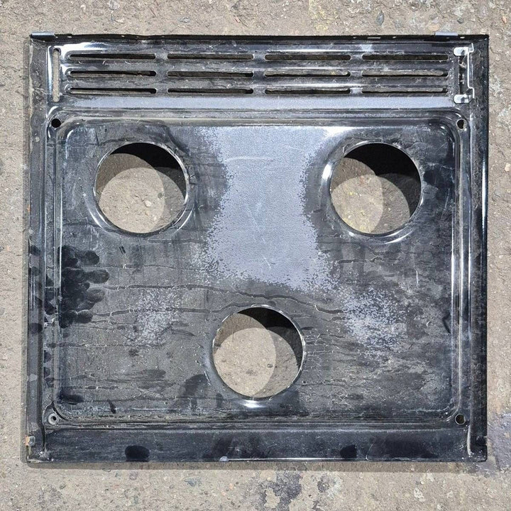 Used Atwood 3 Burner Main Top, Black - 52009 - Young Farts RV Parts