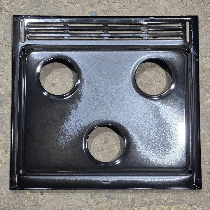Used Atwood 3 Burner Main Top, Black - 52009 - Young Farts RV Parts