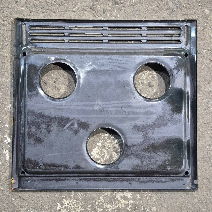 Used Atwood 3 Burner Main Top, Black - 52009 - Young Farts RV Parts