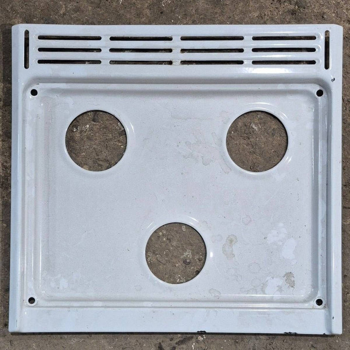Used Atwood 3 Burner Main Top, White - 52007 - Young Farts RV Parts