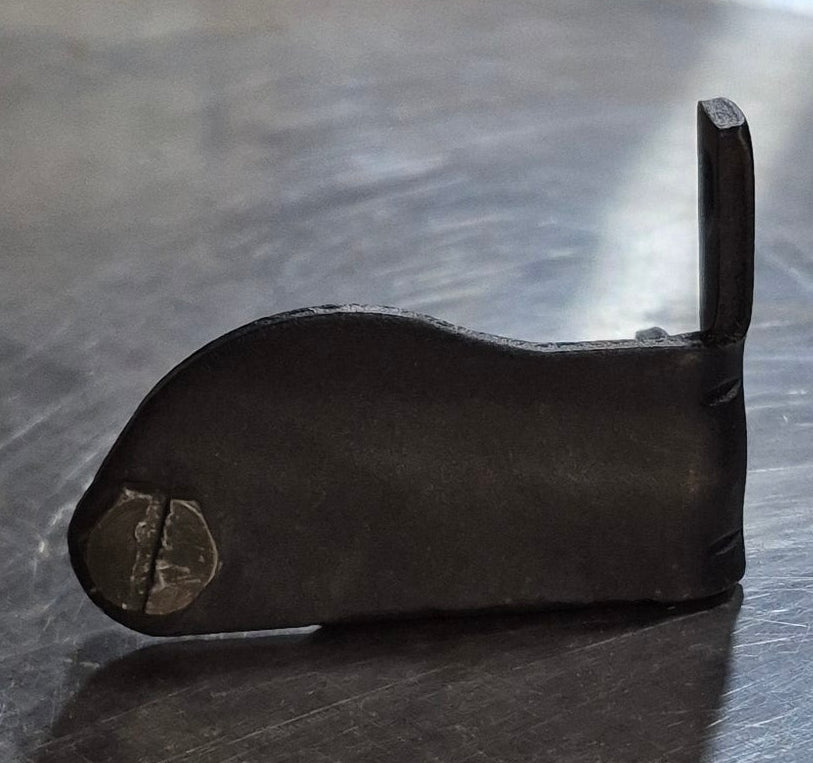 Used Atwood Fridge Door Top Hinge, Black - 14013 - Young Farts RV Parts