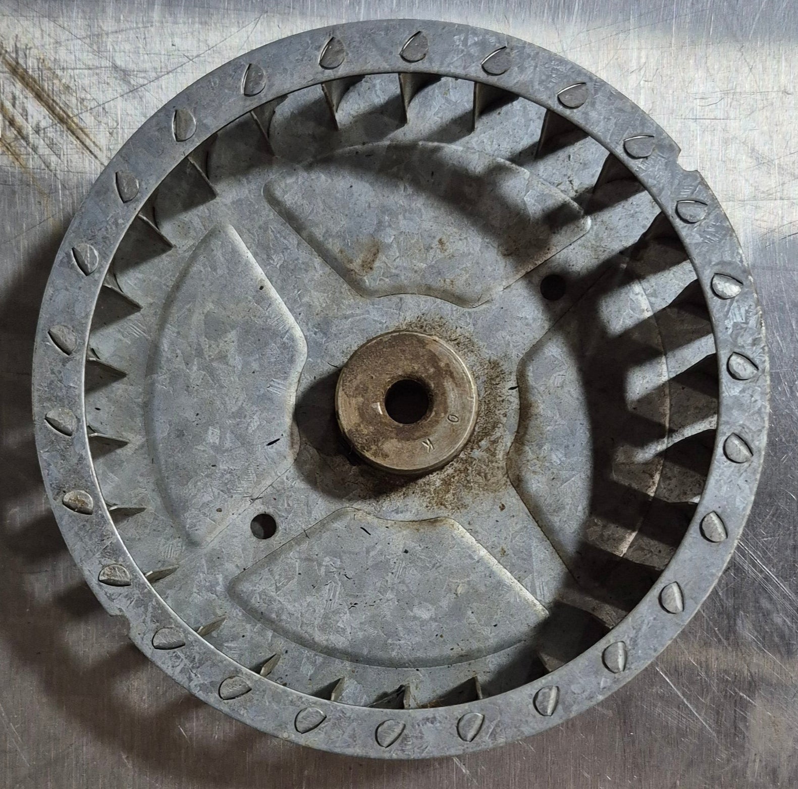 Used Atwood / Hydro Flame Furnace Metal Combustion Wheel 37107 - Young Farts RV Parts