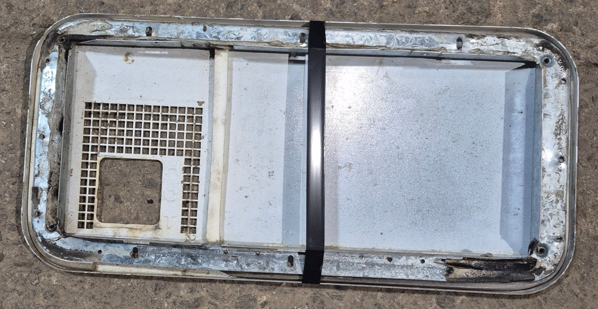 Used Atwood/ Hydroflame RV Exterior Furnace Access Door - 33754 - Young Farts RV Parts