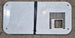 Used Atwood/ Hydroflame RV Exterior Furnace Access Door - 33754 - Young Farts RV Parts