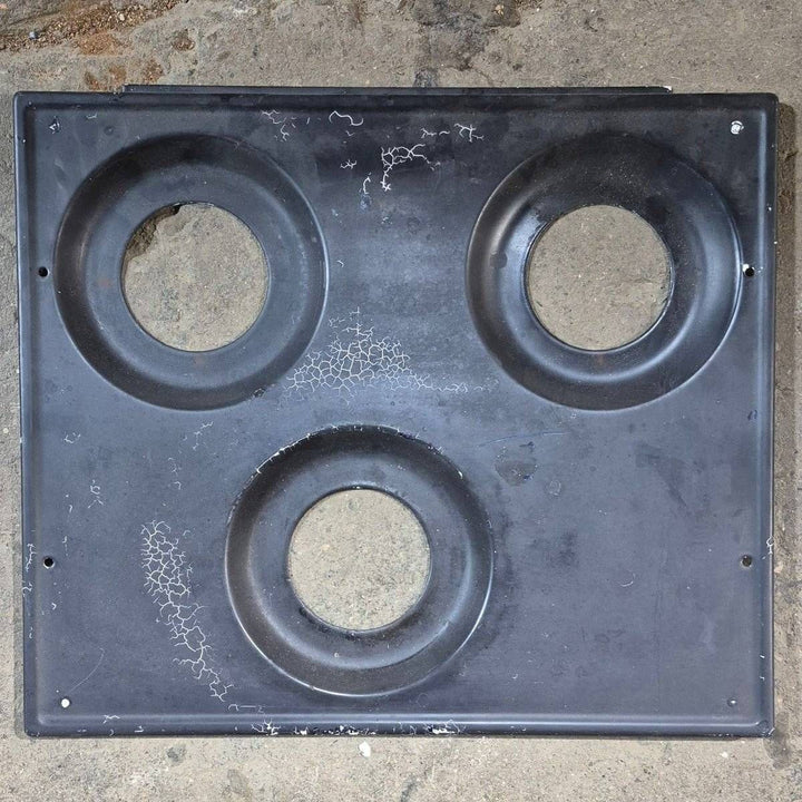 Used Atwood / Wedgewood 3 - Burner Main Top, Black - 53583 - Young Farts RV Parts