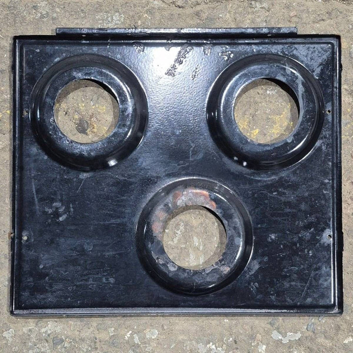 Used Atwood / Wedgewood 3 - Burner Main Top, Black - 53583 - Young Farts RV Parts
