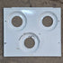 Used Atwood/ Wedgewood 3 - Burner Main Top, White - 53584 - Young Farts RV Parts