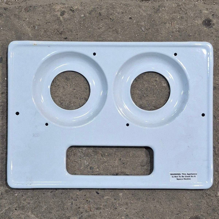 Used Atwood Wedgewood Cooktop Maintop, White - 52392 - Young Farts RV Parts
