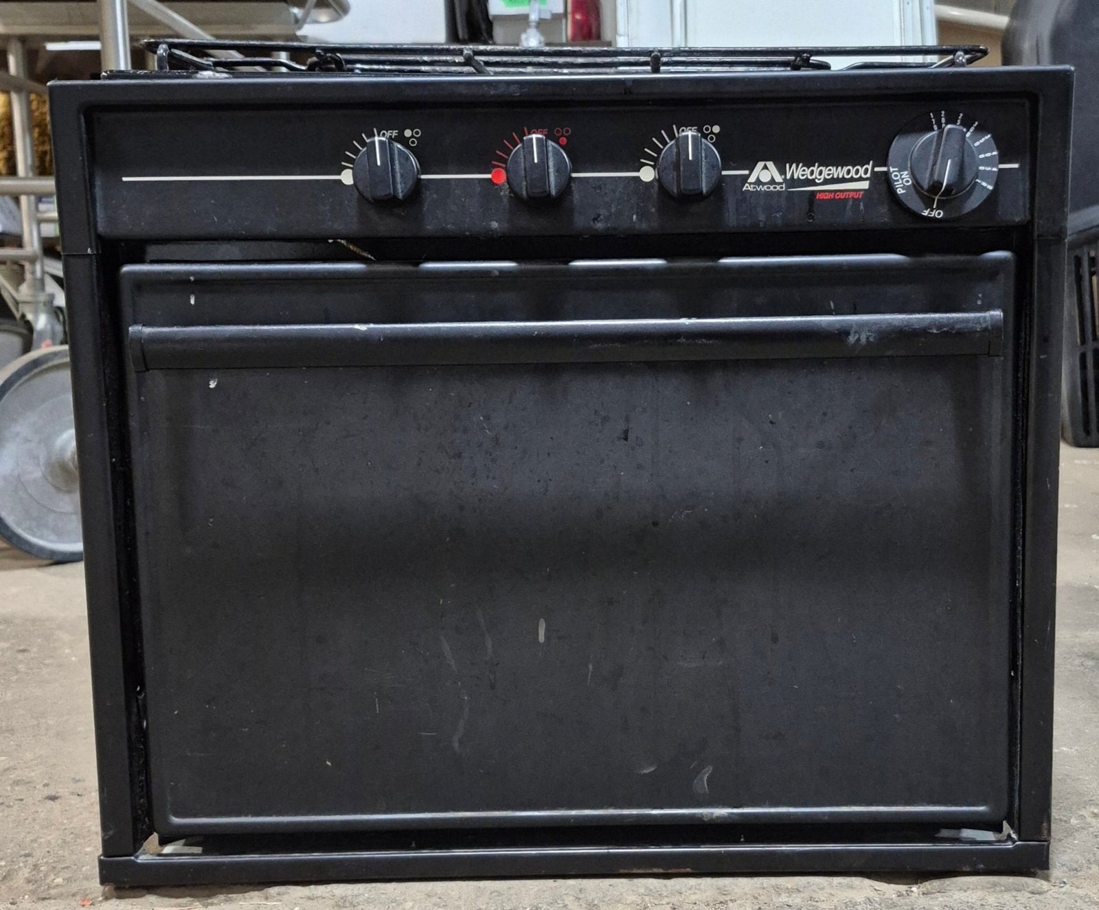 Used Atwood / Wedgewood Range Stove 3 - burner 17 3/4
