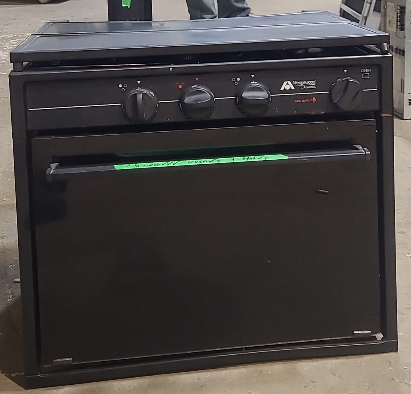 Used Atwood / Wedgewood Range Stove 3-Burner R-1738BG - Young Farts RV Parts