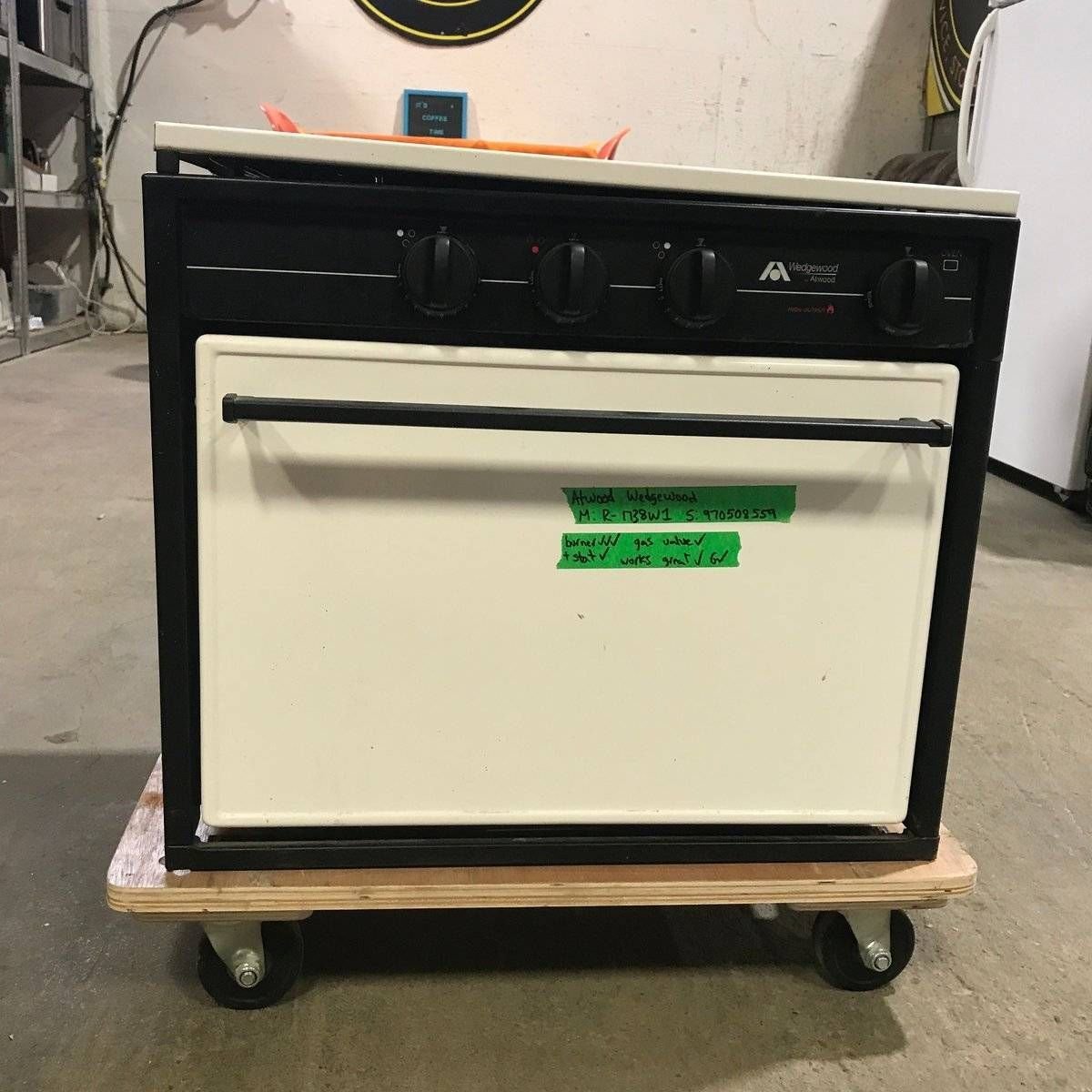 Used Atwood / Wedgewood Range Stove, 3 - Burner - R - 1738W1 - Young Farts RV Parts