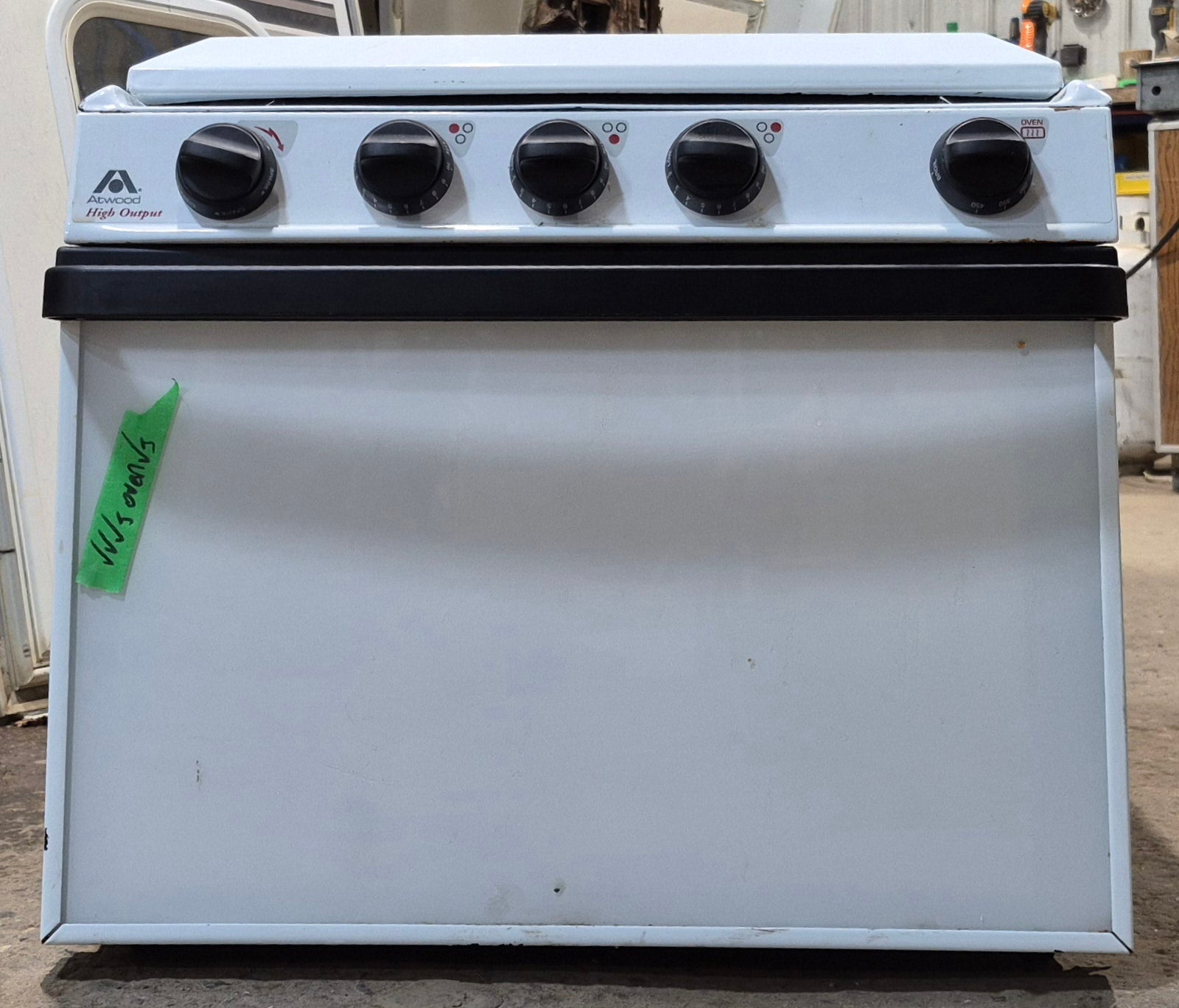Used Atwood / Wedgewood Range Stove 3 - Burner R - A1731W2P - Young Farts RV Parts