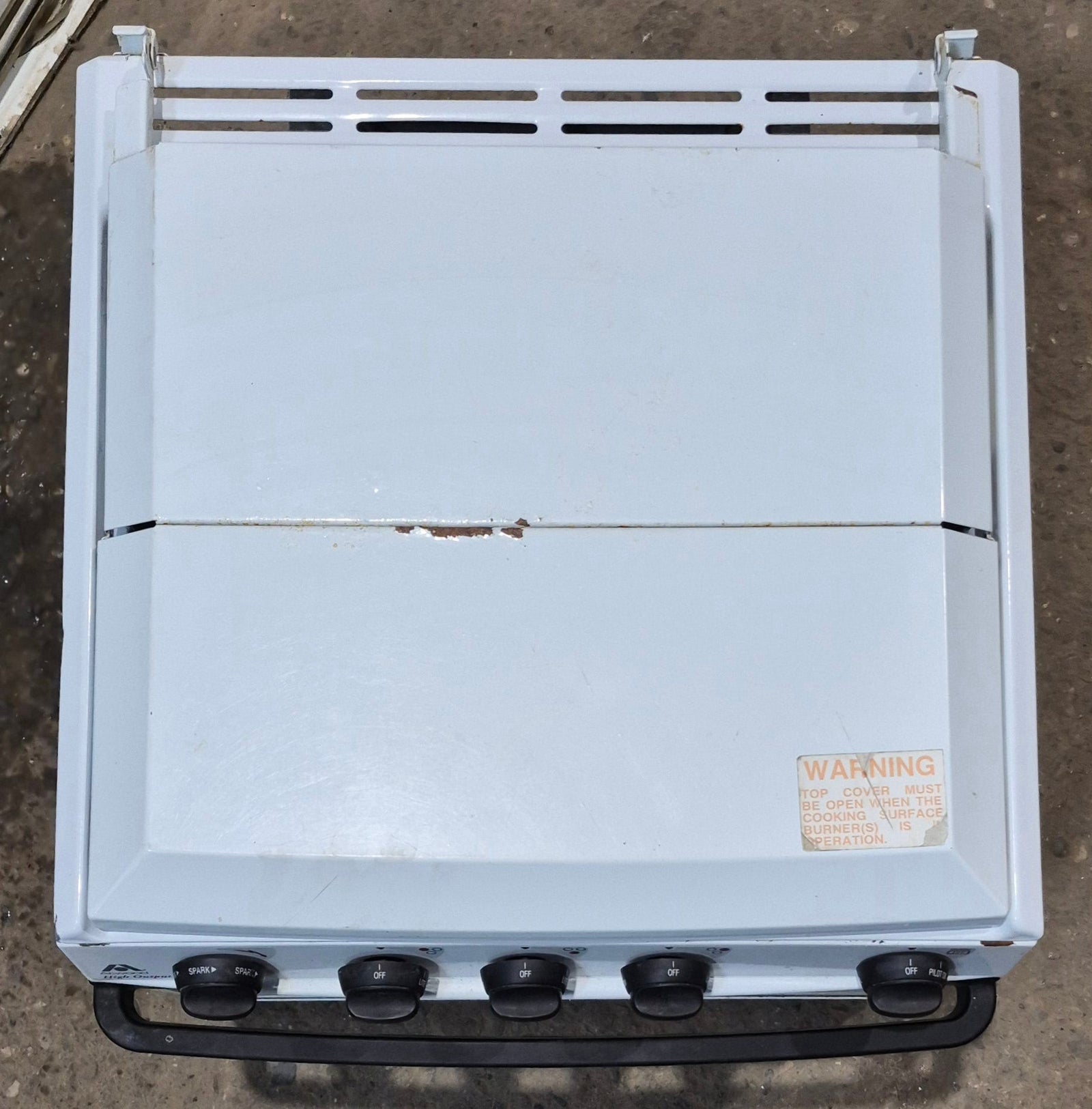 Used Atwood / Wedgewood Range Stove 3 - Burner R - A1731W2P - Young Farts RV Parts