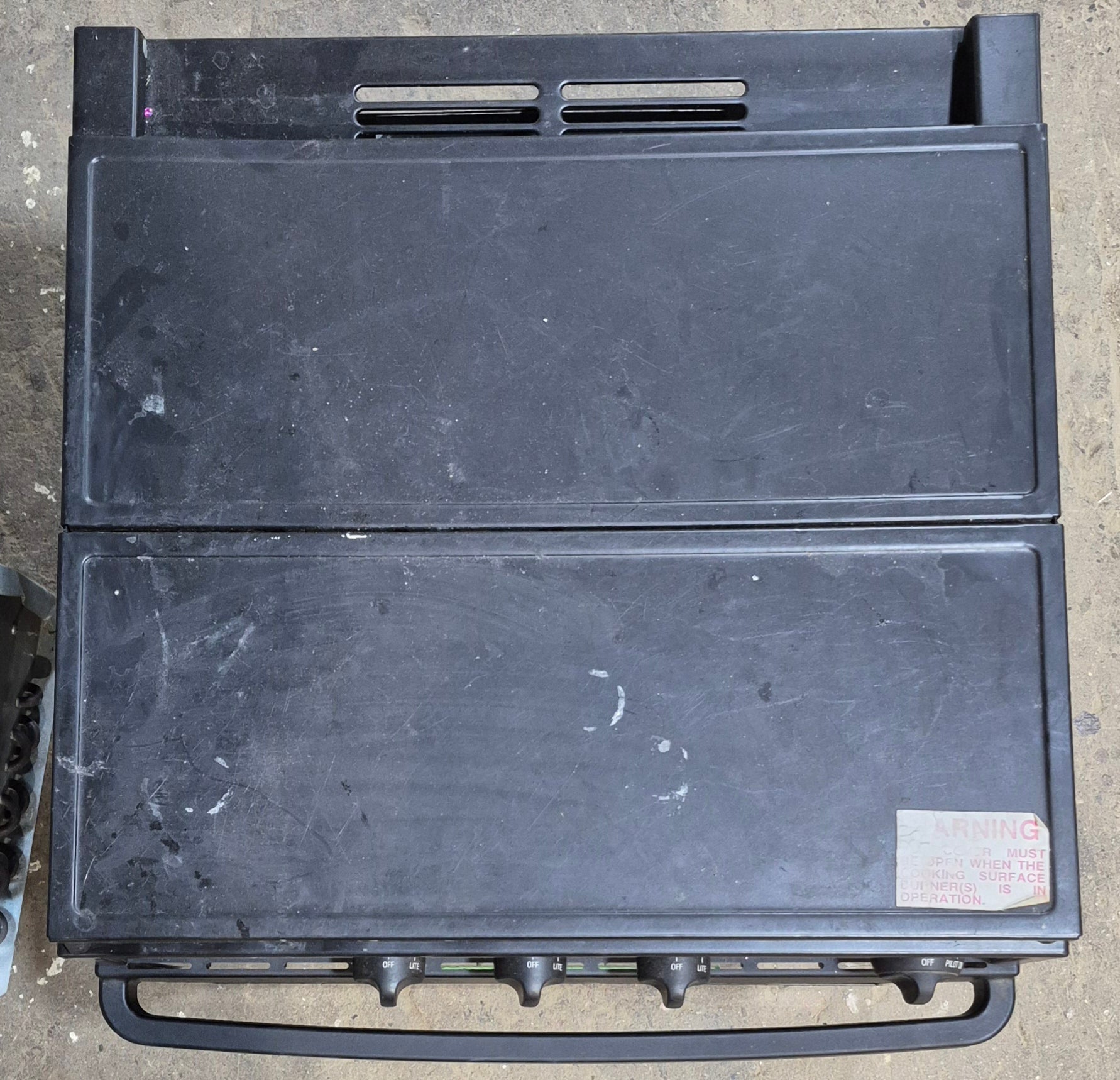 Used Atwood / Wedgewood Range Stove 3 - Burner - R - W1730BG - Young Farts RV Parts