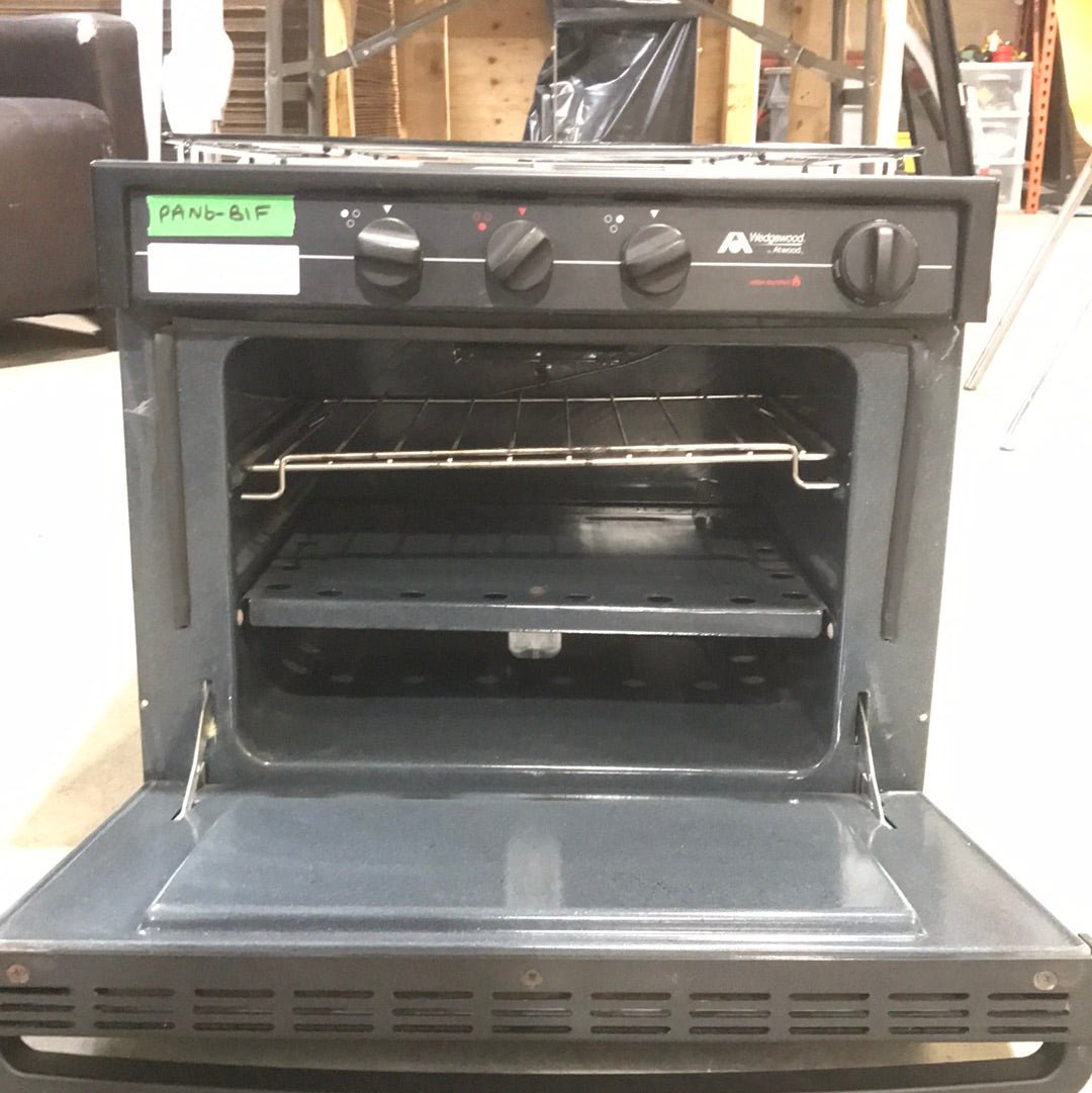 Used Atwood / Wedgewood range stove 3 - burner R - W1730W1 - Young Farts RV Parts