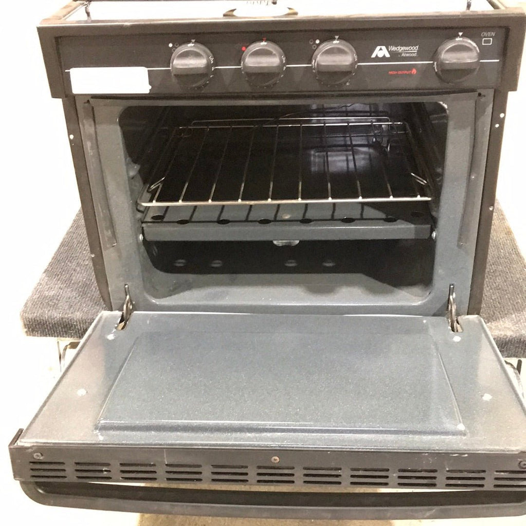 Used Atwood / Wedgewood range stove 3-burner R-W1731W1 - Young Farts RV Parts