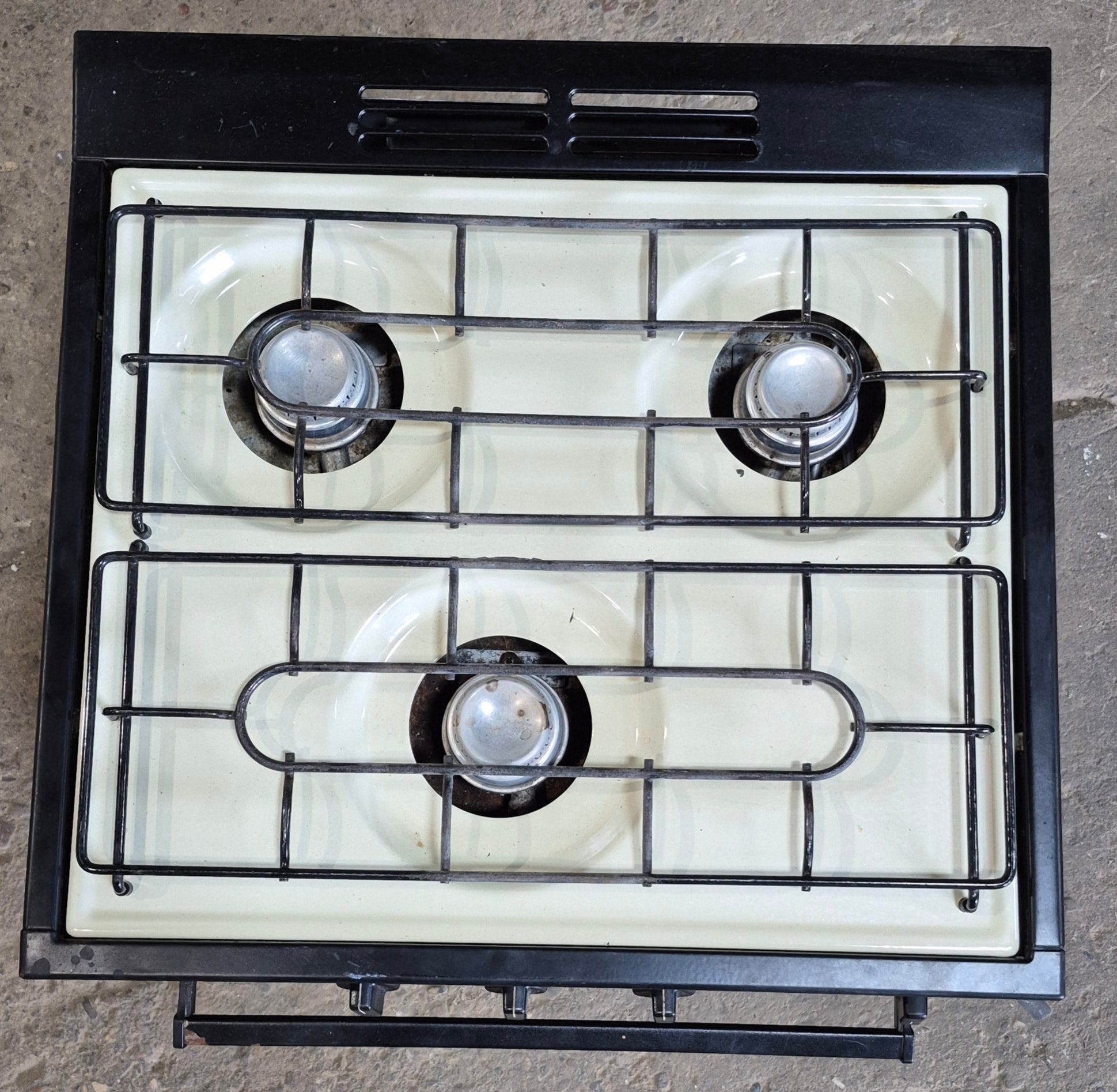 Used Atwood / Wedgewood Range Stove 3 - Burner R2136AB - Young Farts RV Parts