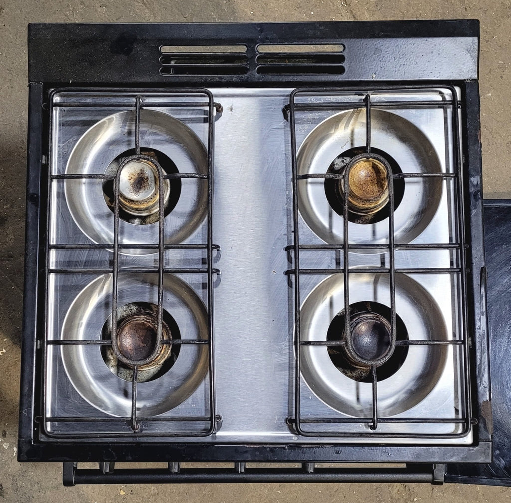 Used Atwood / Wedgewood range stove 4 - burner 21 5/8” H - R2145 - Young Farts RV Parts