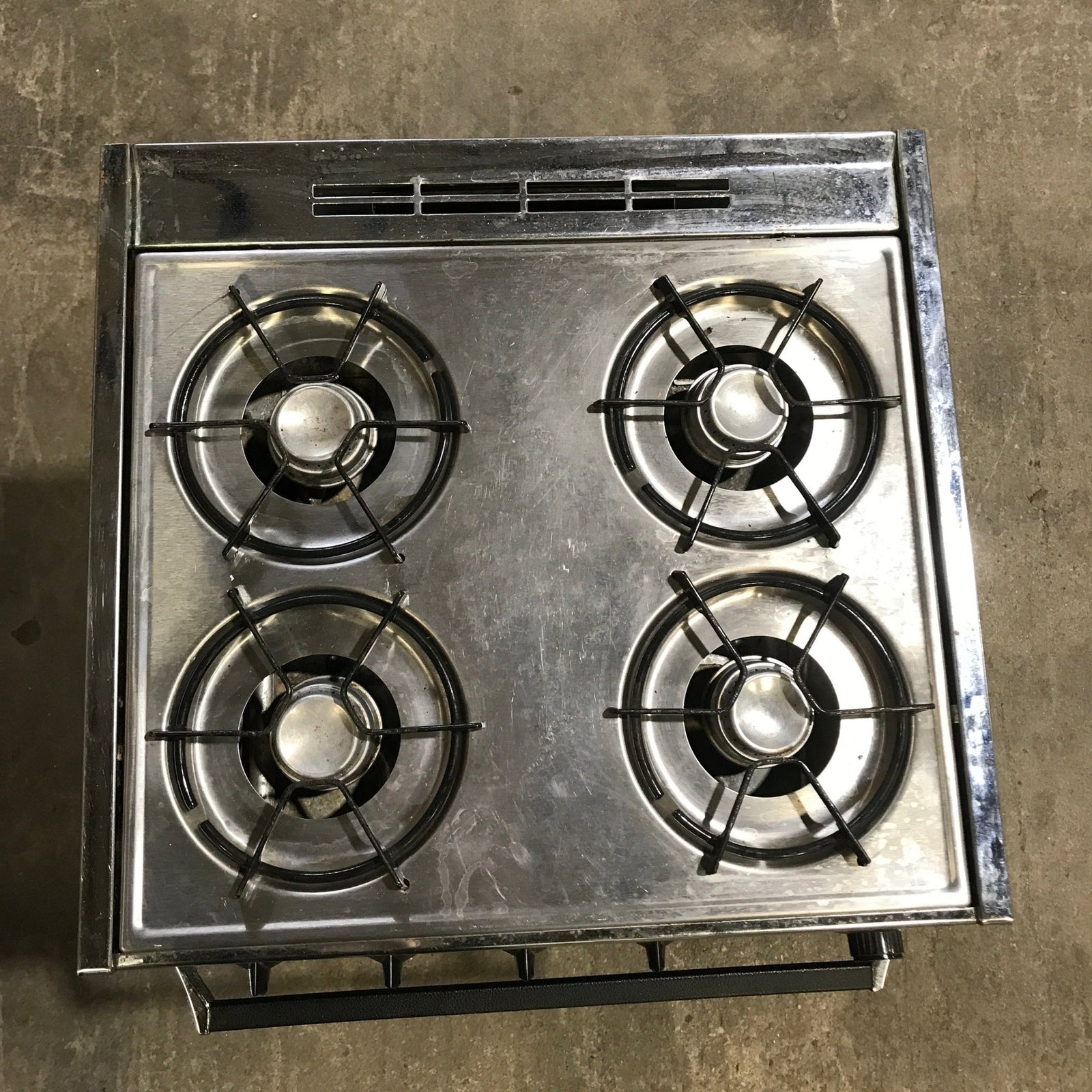 Used Atwood / Wedgewood Range Stove, 4 - Burner, Retro/ Vintage - T2150 BG - Young Farts RV Parts