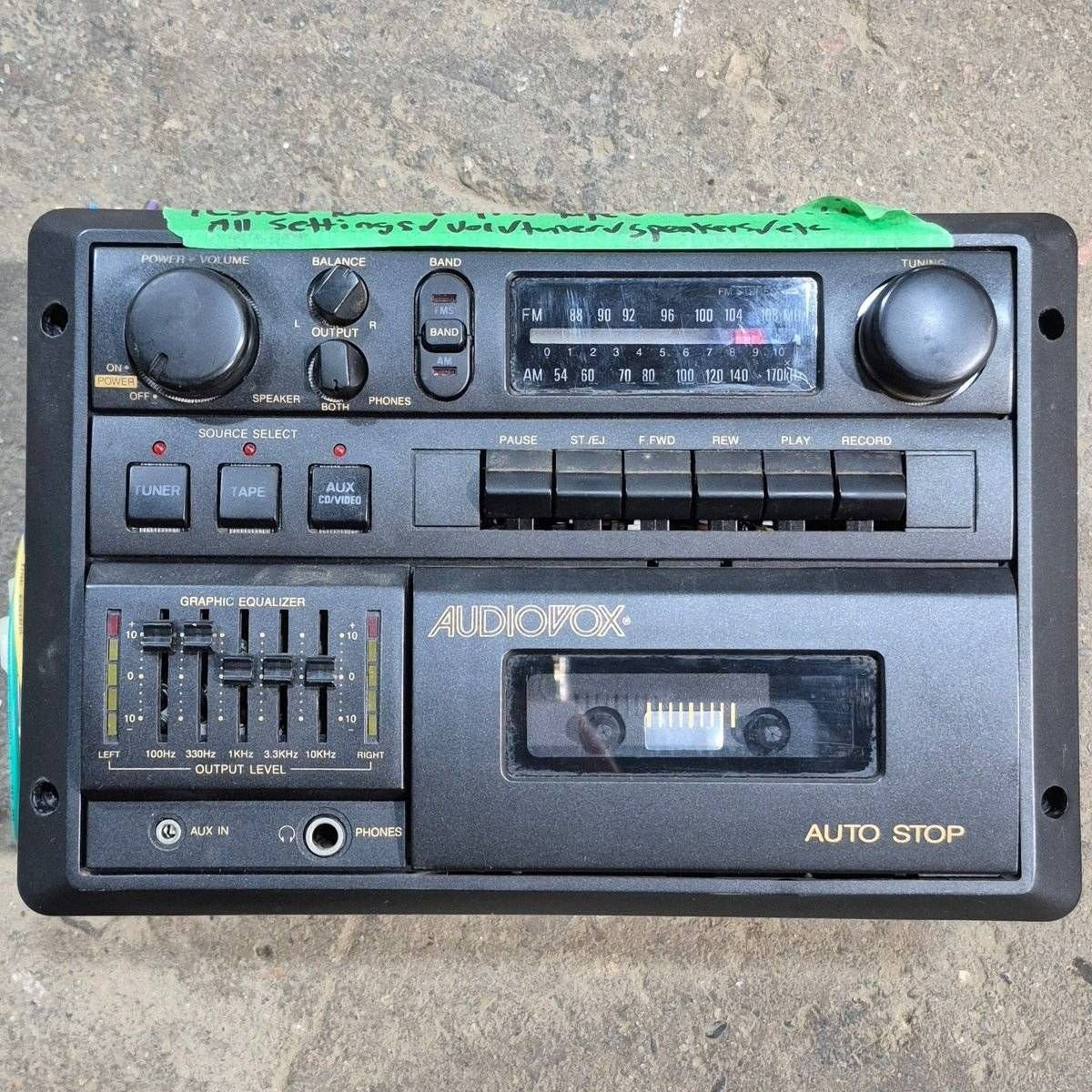 Used Audiovox RV Radio AWM401 - Young Farts RV Parts