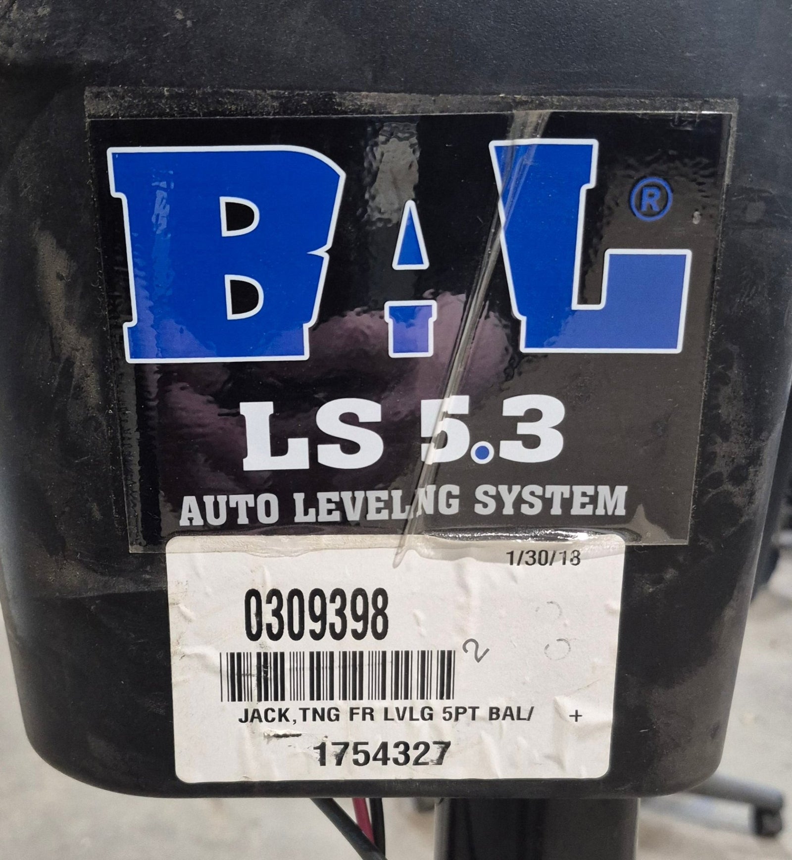 Used BAL LS 5.3 Electric/Power Tongue Jack - A - Frame style - Young Farts RV Parts