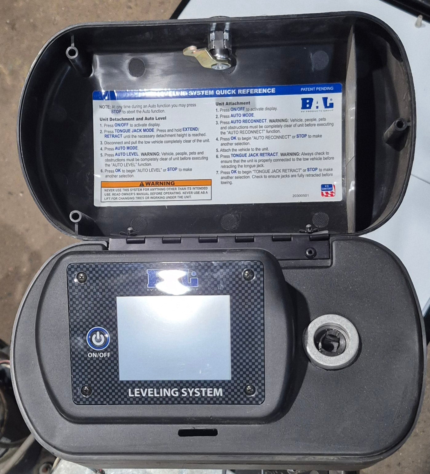 Used BAL LS 5.3 Electric/Power Tongue Jack - A - Frame style - Young Farts RV Parts