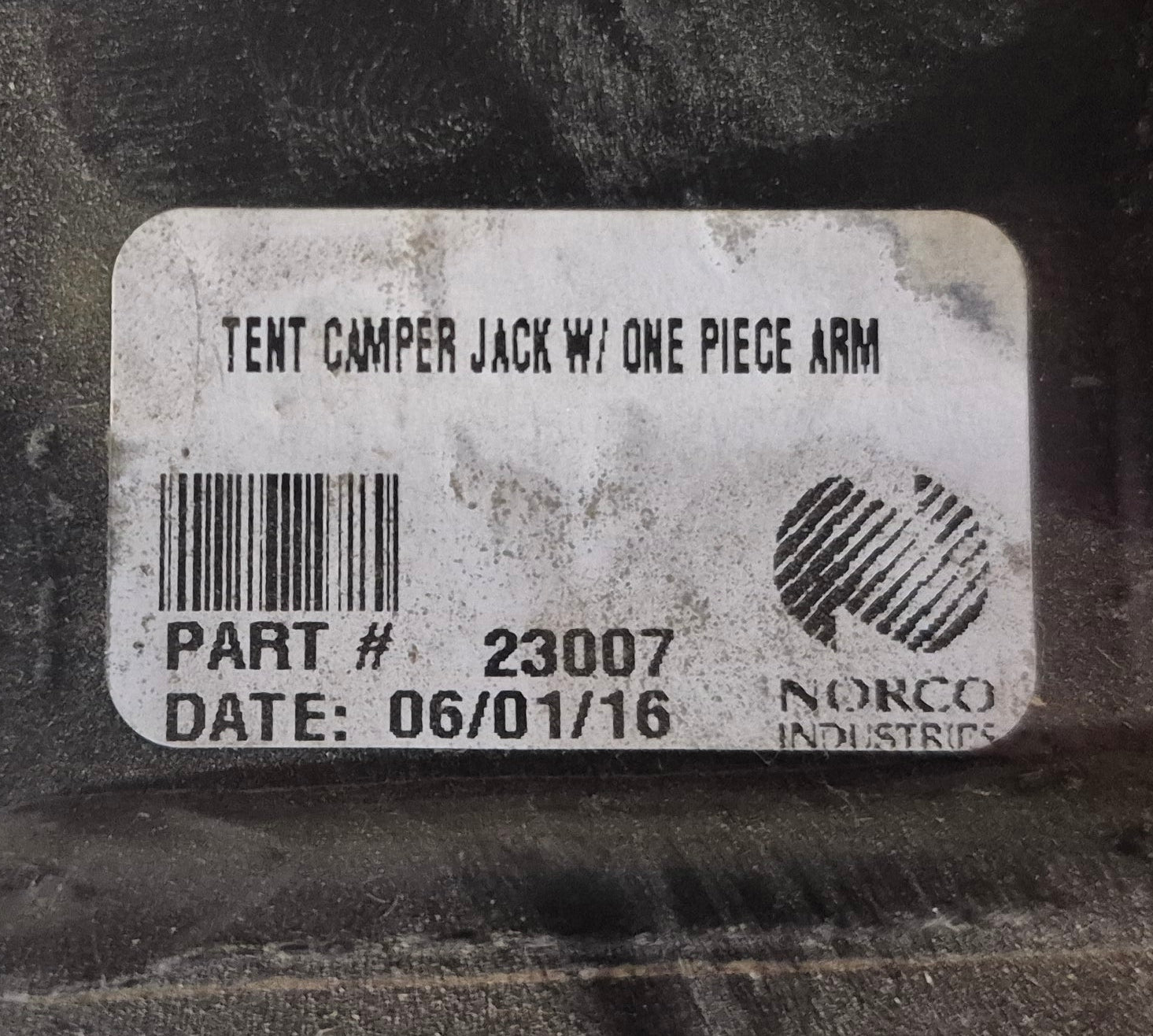 Used BAL Single Stabilizing Tent Trailer "C" Jack, 19" - 23007 - Young Farts RV Parts