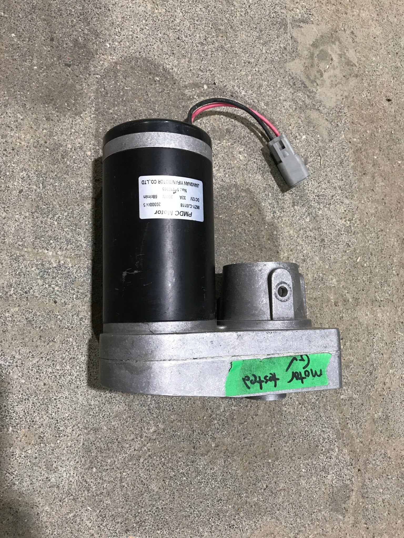 Used BAL Tongue Jack Motor 20300045 - Young Farts RV Parts