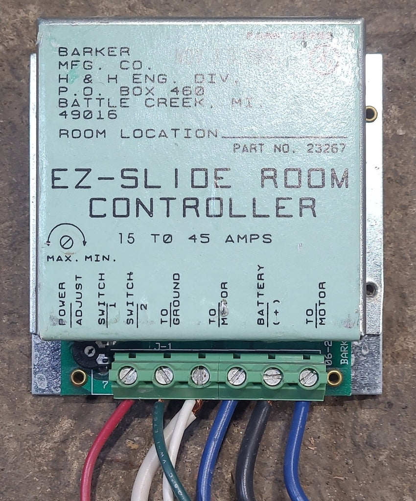 Used Barker H&H 23267 EZ-Slide Room Controller - Young Farts RV Parts