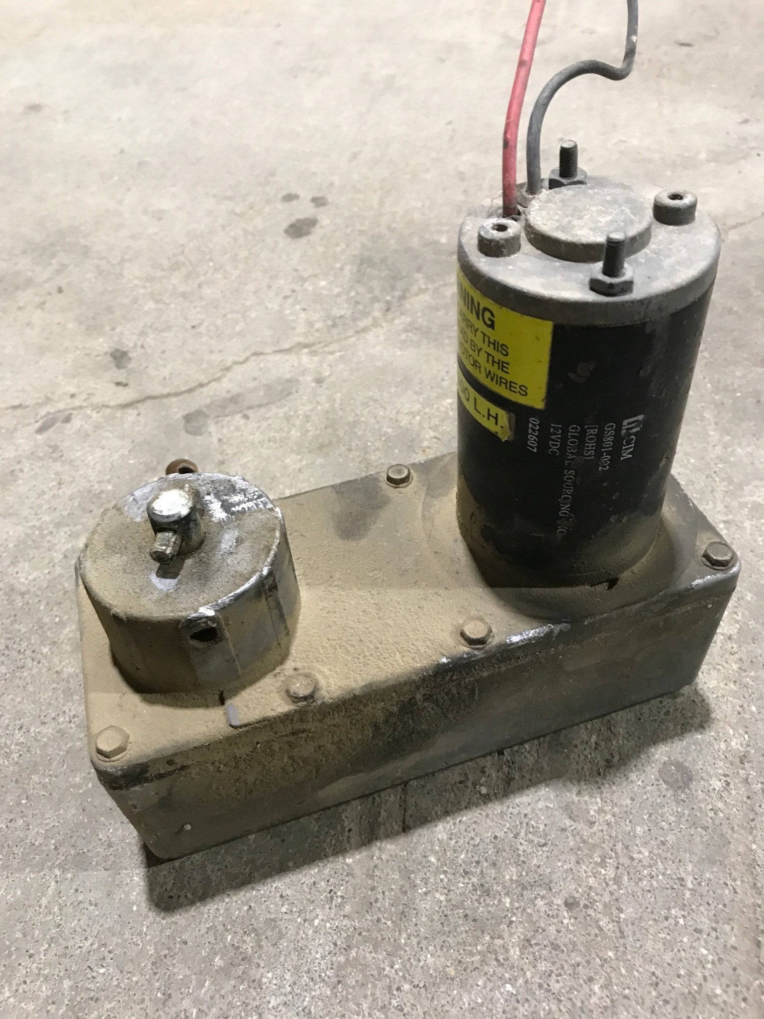 Used Barker RV Slide Out Motor - BARKER GS801 - 002 - Young Farts RV Parts