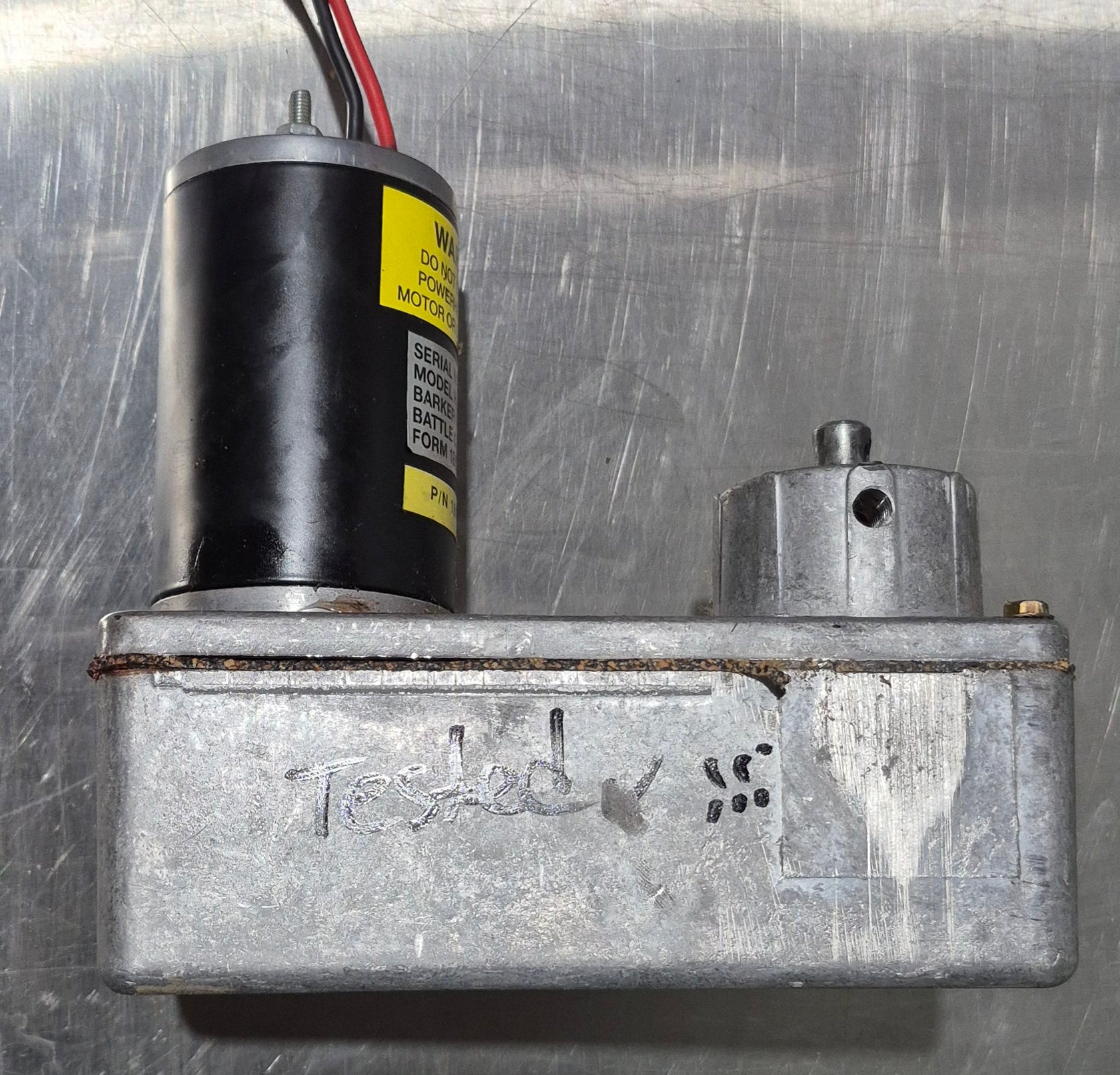 Used Barker RV Slide Out Motor - H - 200 (18015 R.H.) - Young Farts RV Parts