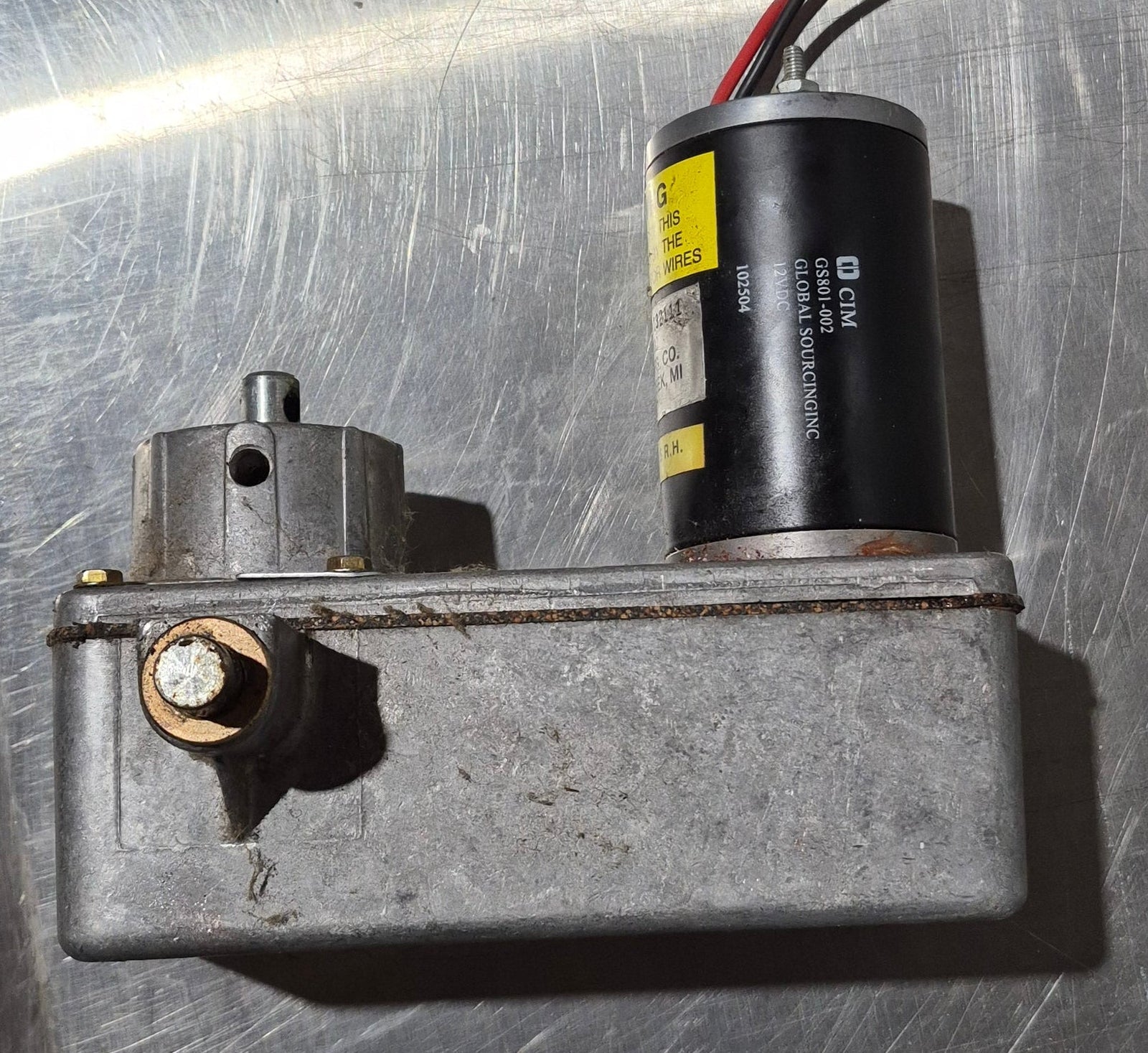 Used Barker RV Slide Out Motor - H - 200 (18015 R.H.) - Young Farts RV Parts