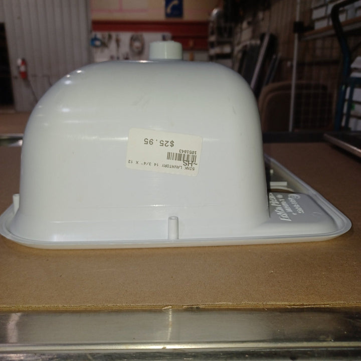 Used Bathroom Sink 14 3/4" X 12 1/4" X 6 1/4" D - Young Farts RV Parts