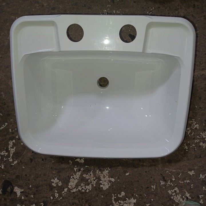 Used Bathroom Sink 14 3/4" X 12 1/4" X 6 1/4" D - Young Farts RV Parts