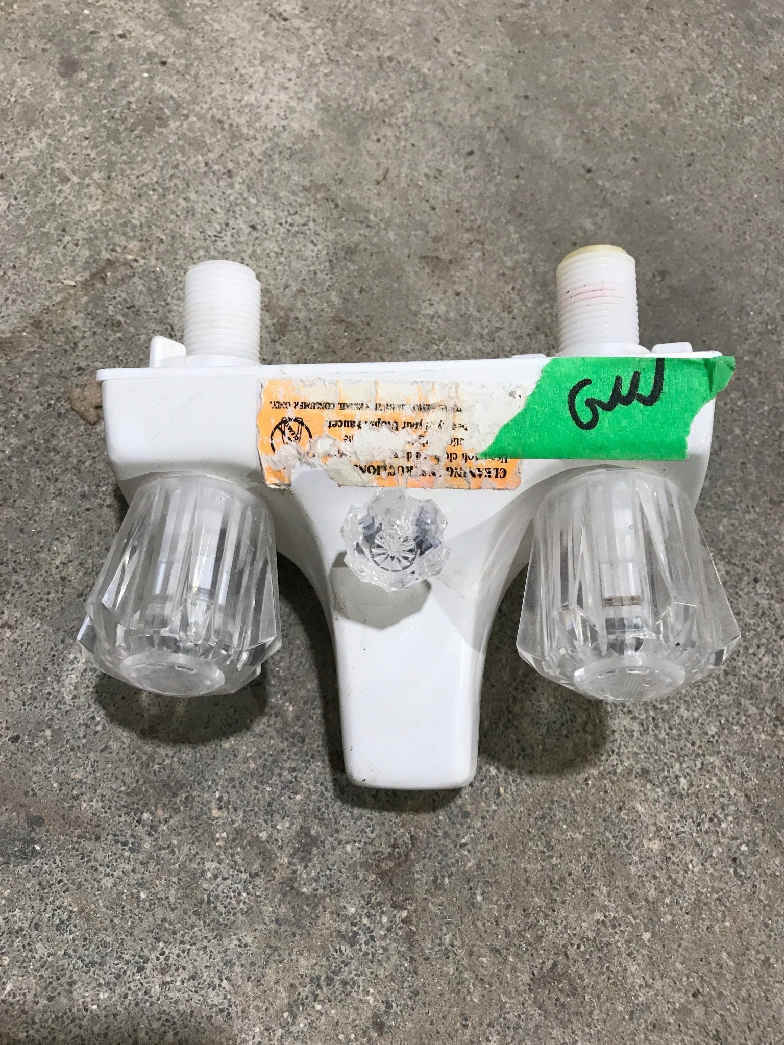 Used Bathroom Tub Faucet with Shower Diverter - Young Farts RV Parts