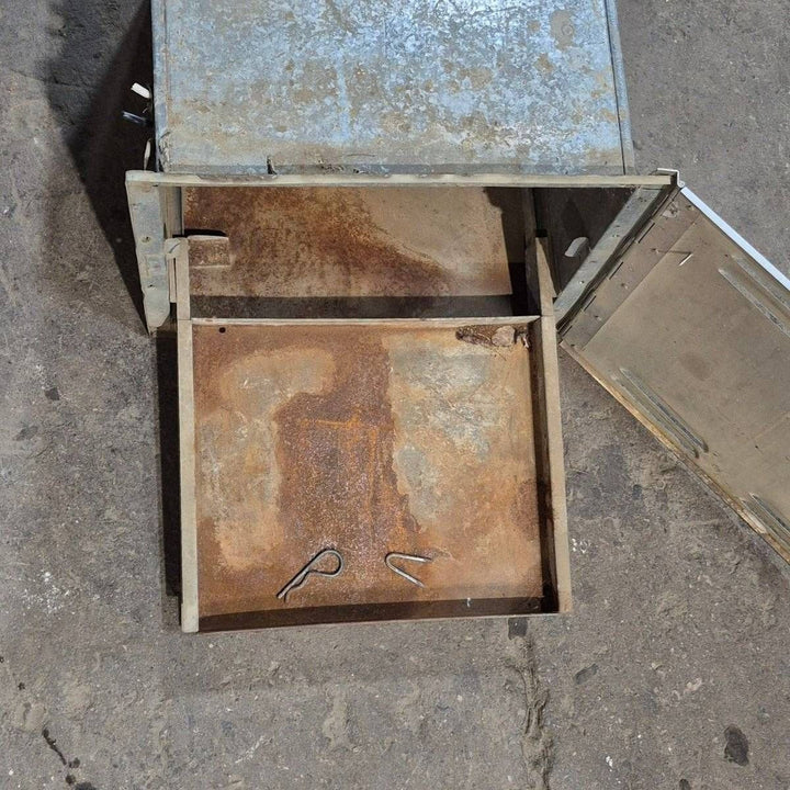 Used Battery Compartment Box With Slide Out Tray - Young Farts RV Parts