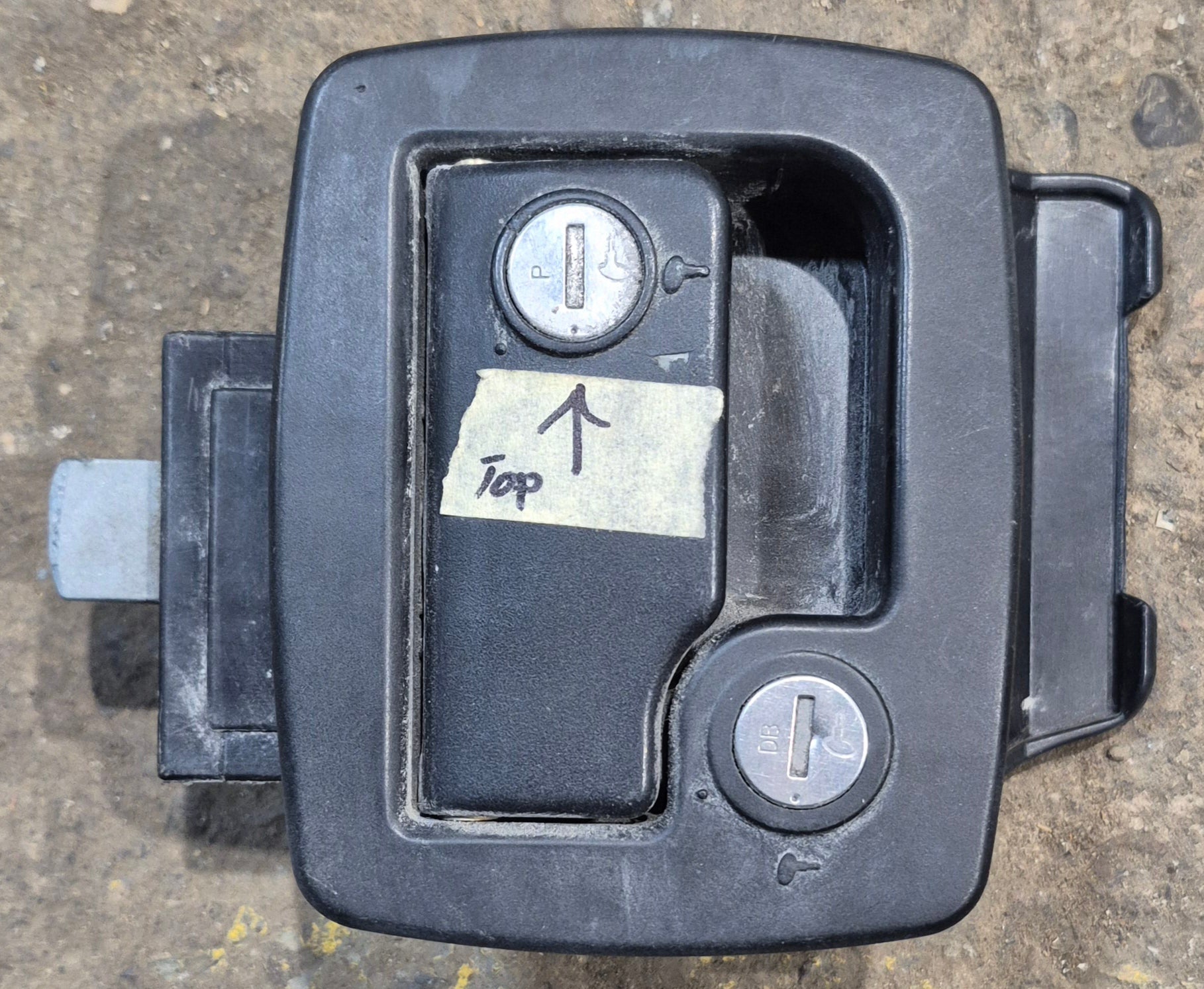 Used Bauer RV Entry Door Lock With Keyed Deadbolt - Young Farts RV Parts