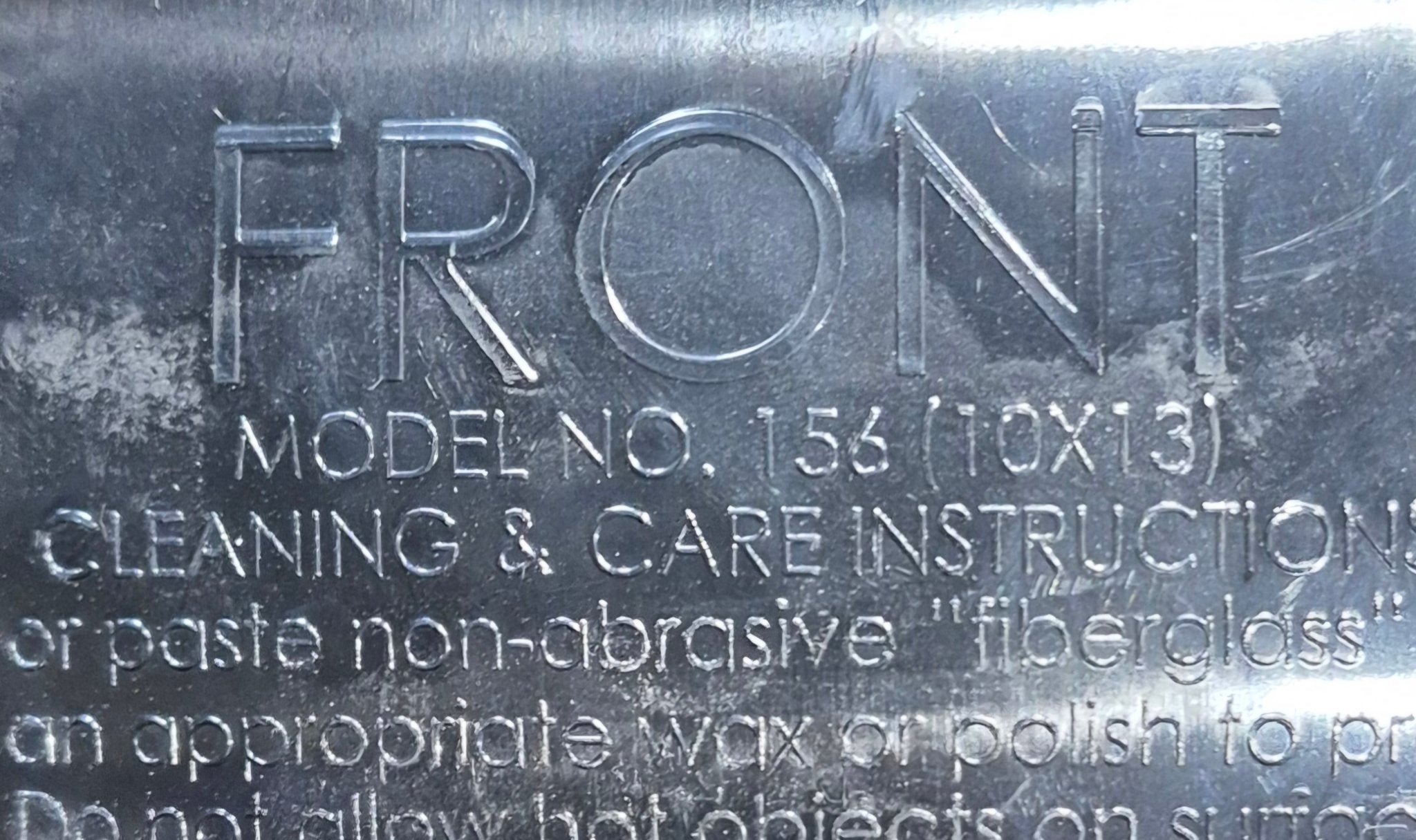 Used Black Bathroom Sink 13" x 10" - Young Farts RV Parts