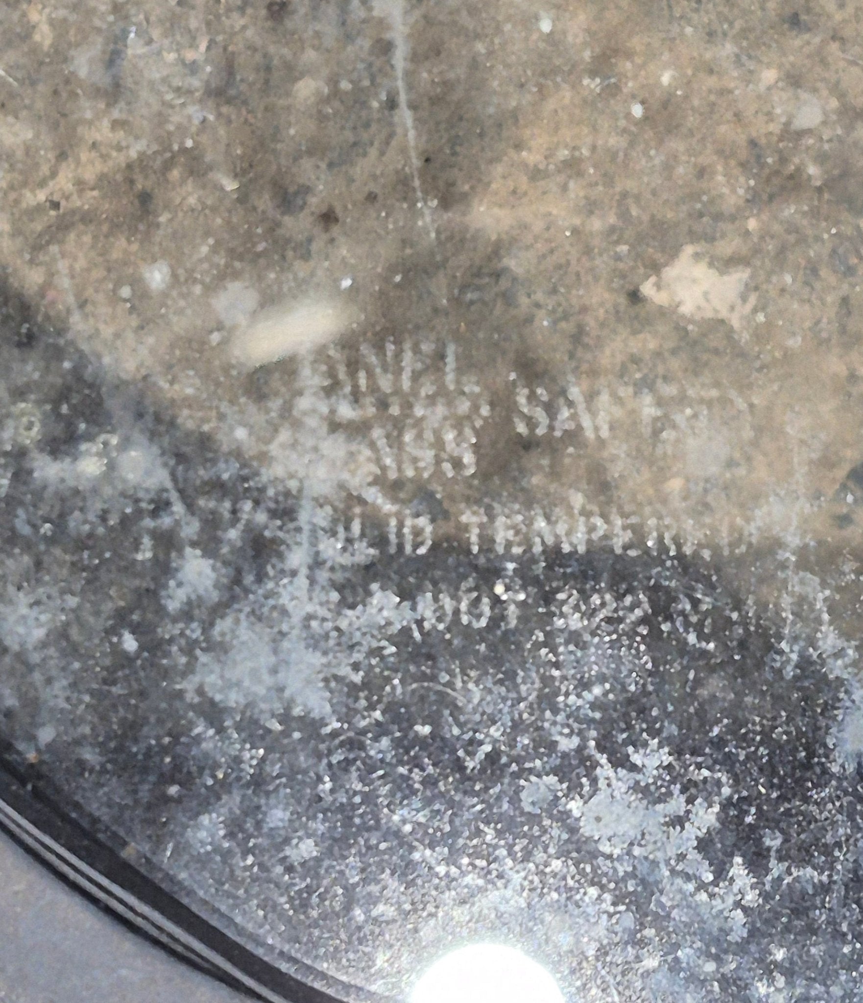 Used Black Emergency Radius Opening Window : 35 1/2" W x 18 3/4" H x 1 7/8" - Young Farts RV Parts