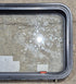 Used Black Emergency Radius Opening Window : 35 1/2" W x 18 3/4" H x 1 7/8" - Young Farts RV Parts
