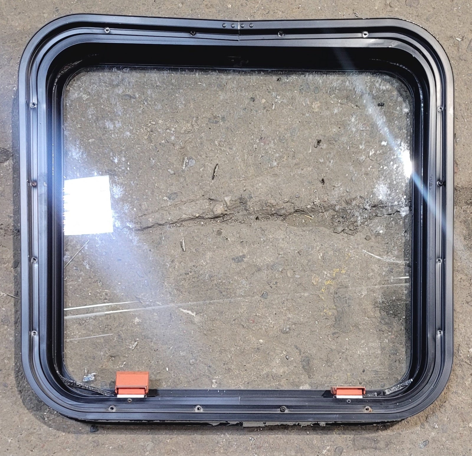 Used Black Radius Emergency Opening Window : 23 1/4