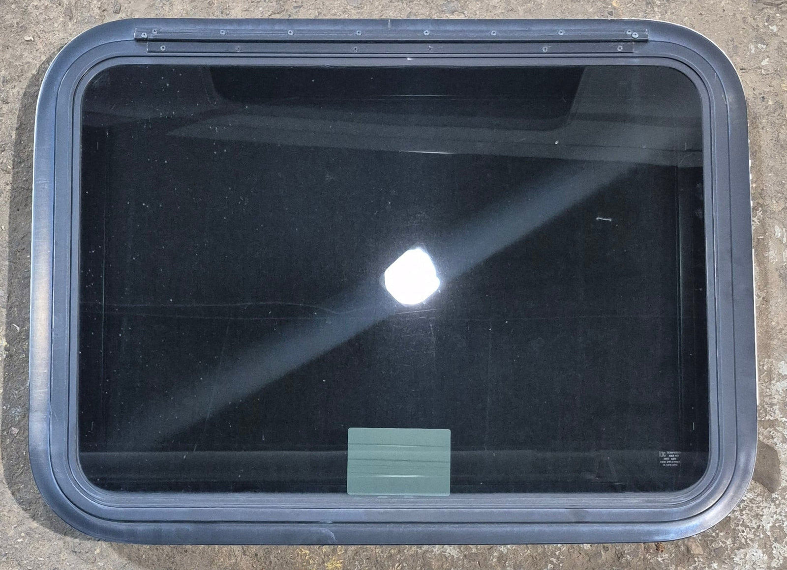 Used Black Radius Emergency Opening Window : 29 1/2