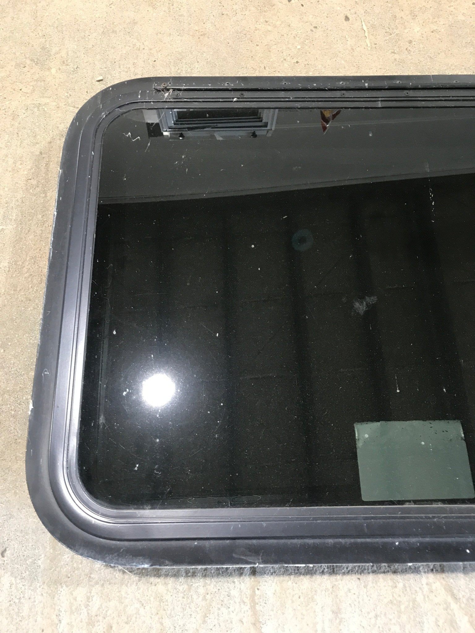 Used Black Radius Emergency Opening Window : 29 1/2