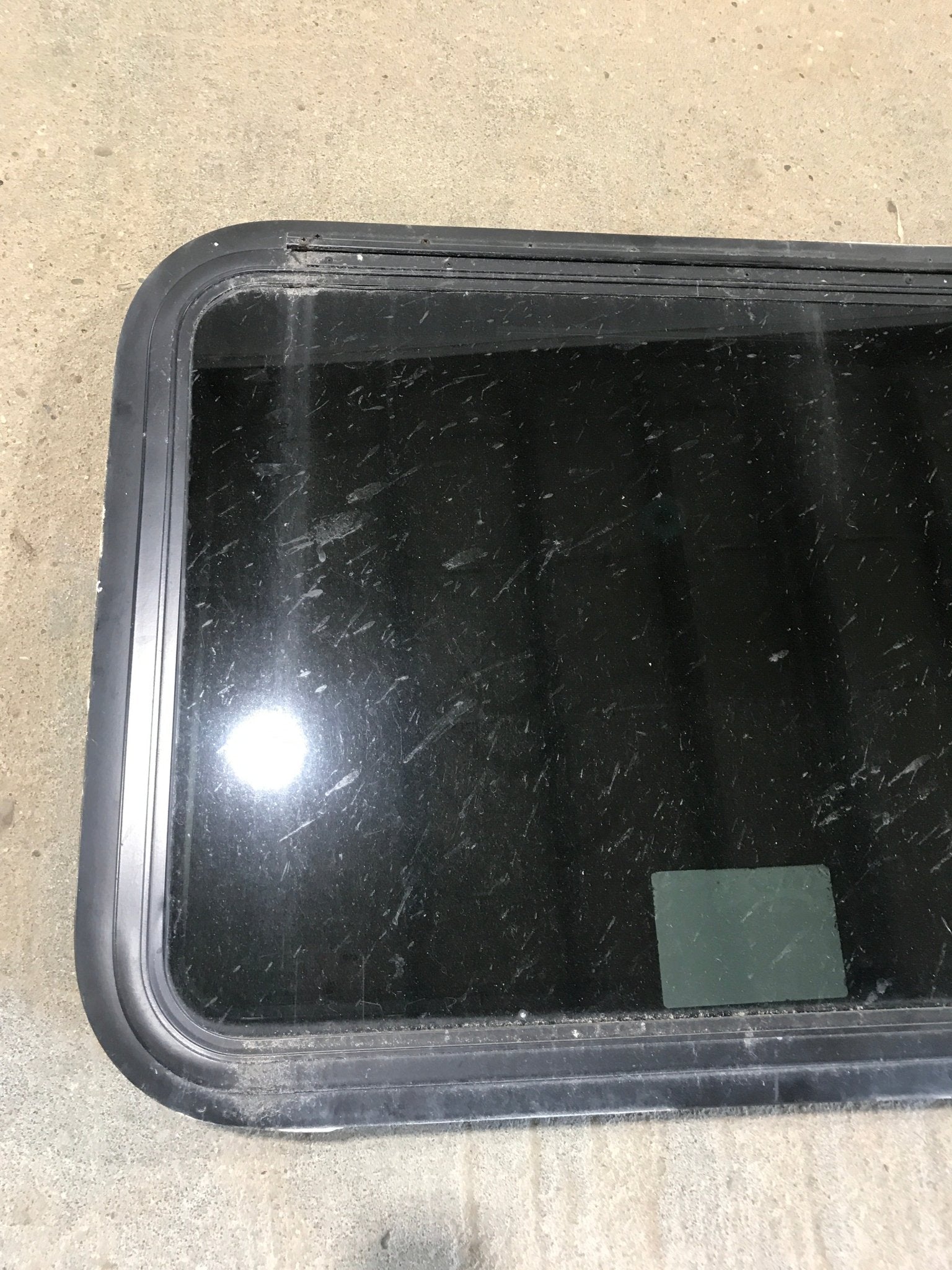 Used Black Radius Emergency Opening Window : 29 1/2