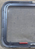 Used Black Radius Emergency Opening Window : 29 1/4" W x 21 1/2" H x 1 7/8" D - Young Farts RV Parts